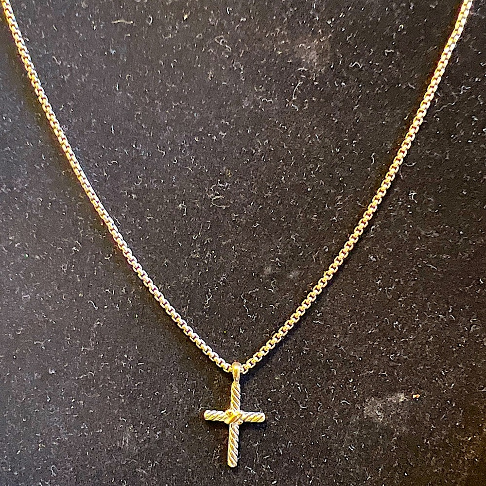 David Yurman Cross Necklace - Picture 2 of 7